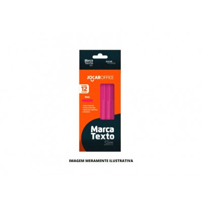 MARCA TEXTO - LEO&LEO - JOCAR OFFFICE SLIM ROSA - DP12